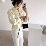 Lucerne – рубашка Side-Button Pintuck Crop Shirt