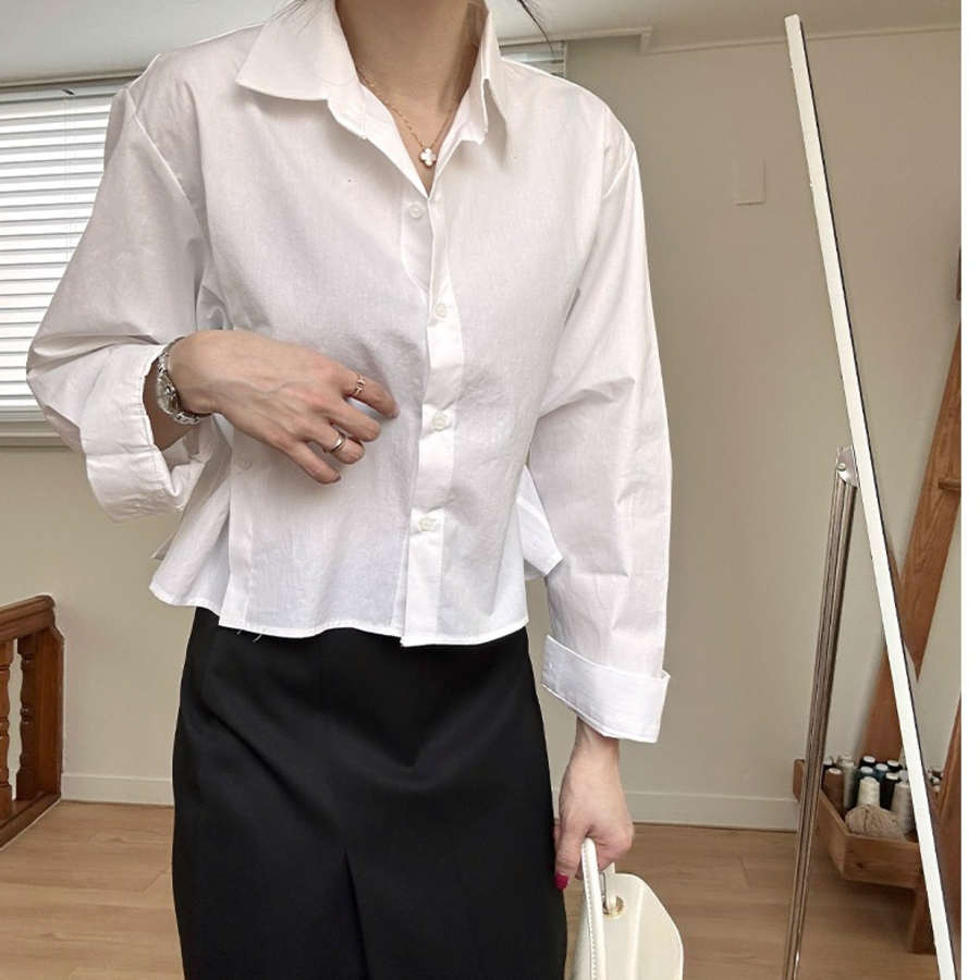 Lucerne – рубашка Side-Button Pintuck Crop Shirt