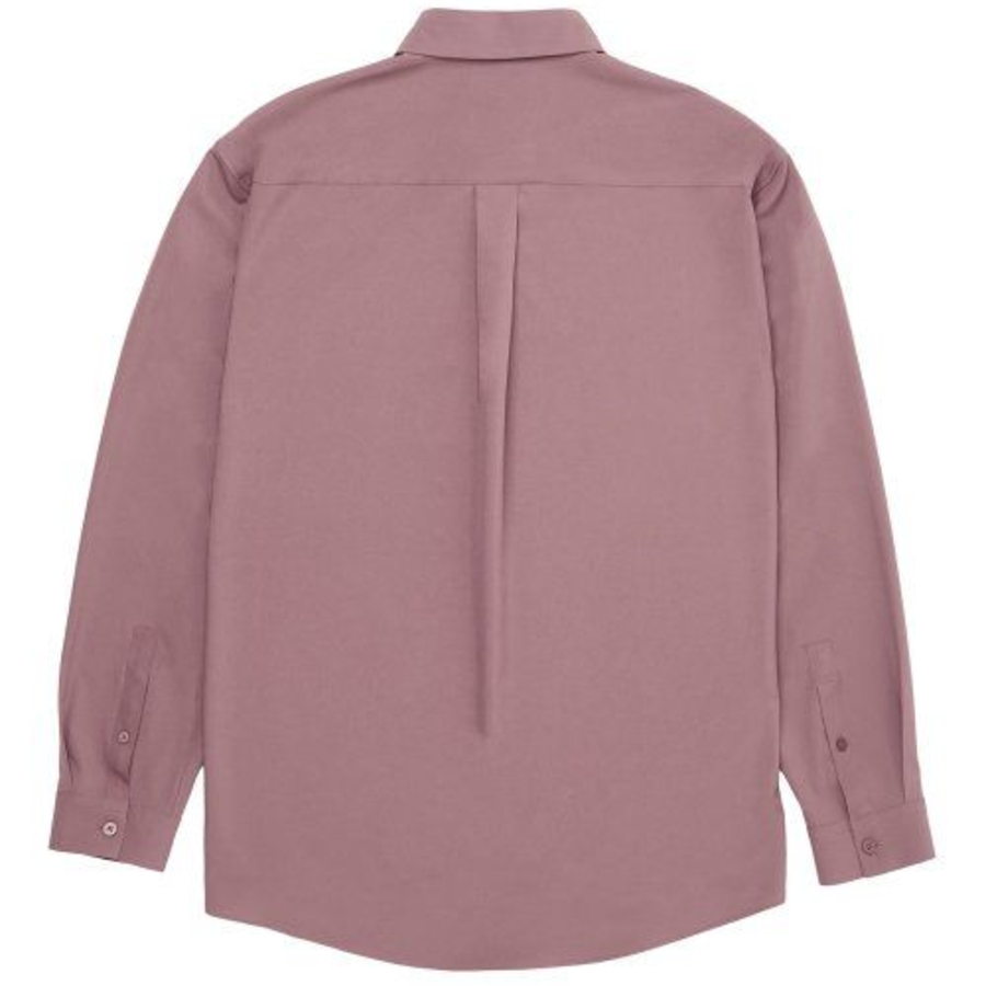 Relaxed Fit Silky Shirt [Pink]