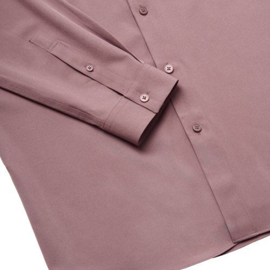 Relaxed Fit Silky Shirt [Pink]