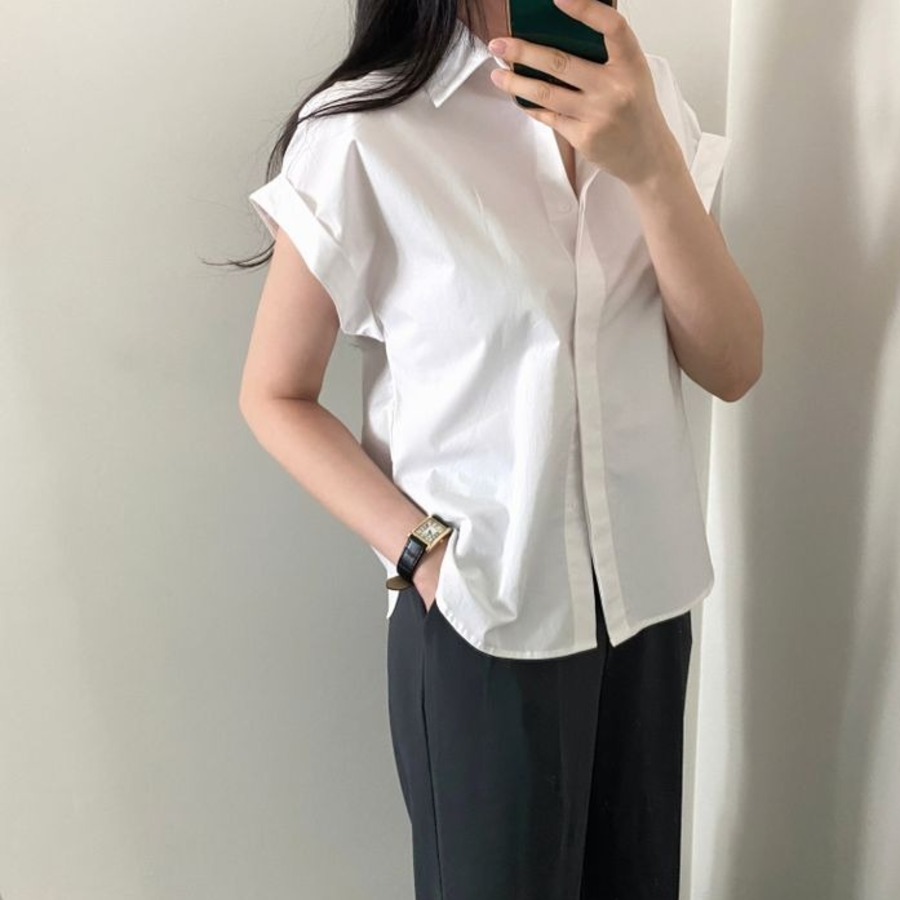 Roll-Up – рубашка V-Neck Short-Sleeve Shirt