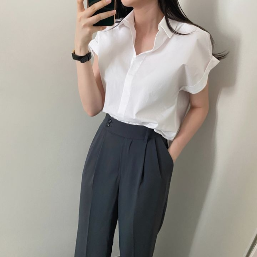 Roll-Up – рубашка V-Neck Short-Sleeve Shirt