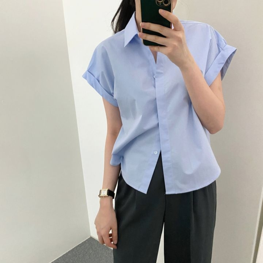 Roll-Up – рубашка V-Neck Short-Sleeve Shirt