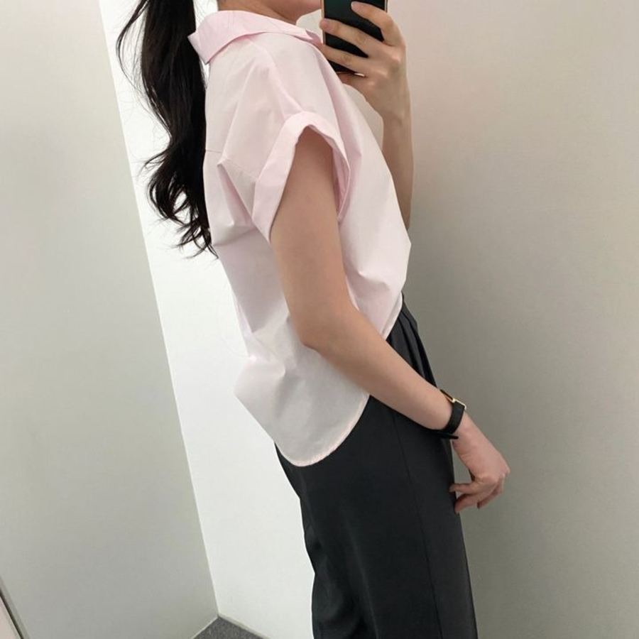 Roll-Up – рубашка V-Neck Short-Sleeve Shirt