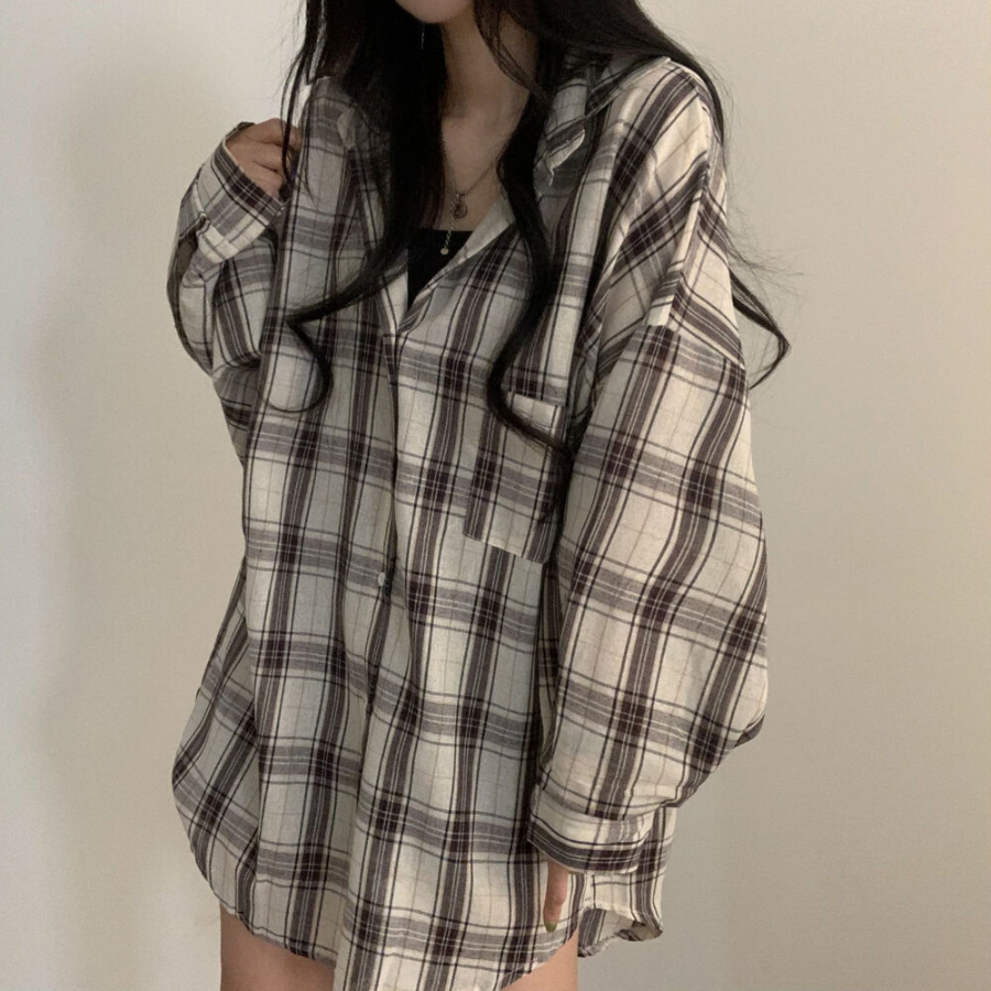 Summer – рубашка Check Oversized Shirt