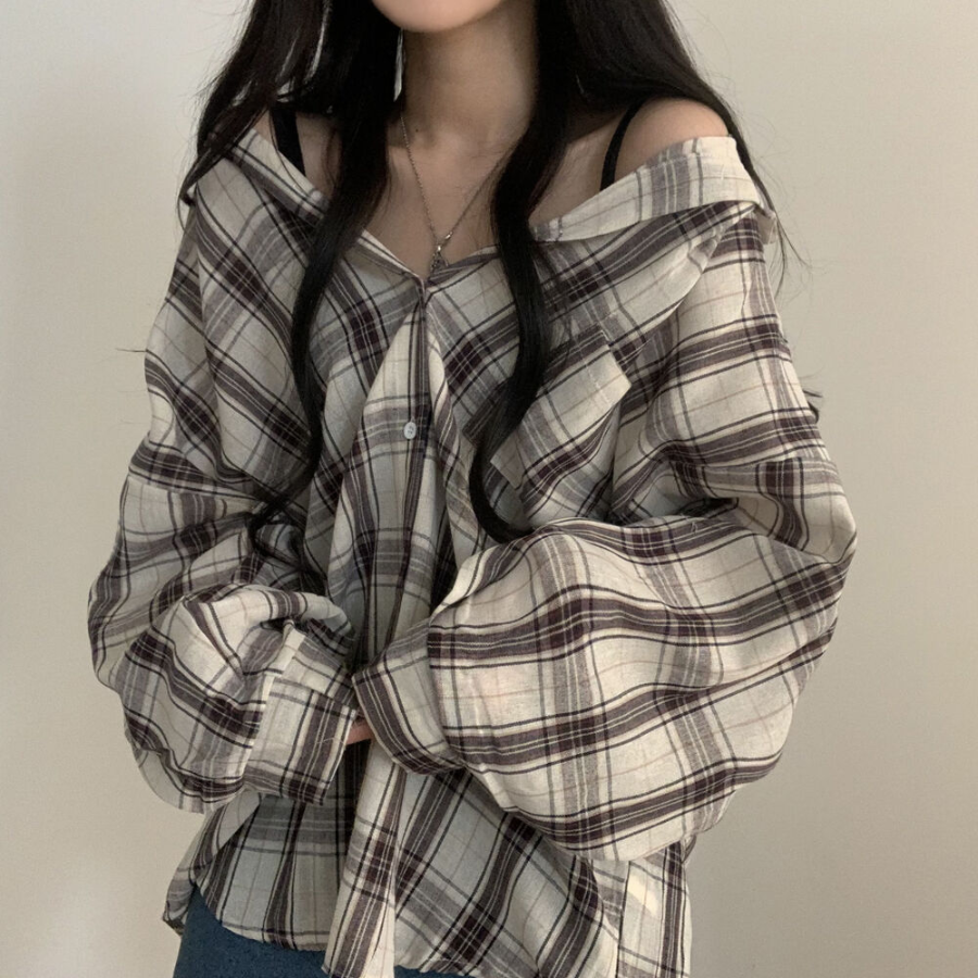 Summer – рубашка Check Oversized Shirt