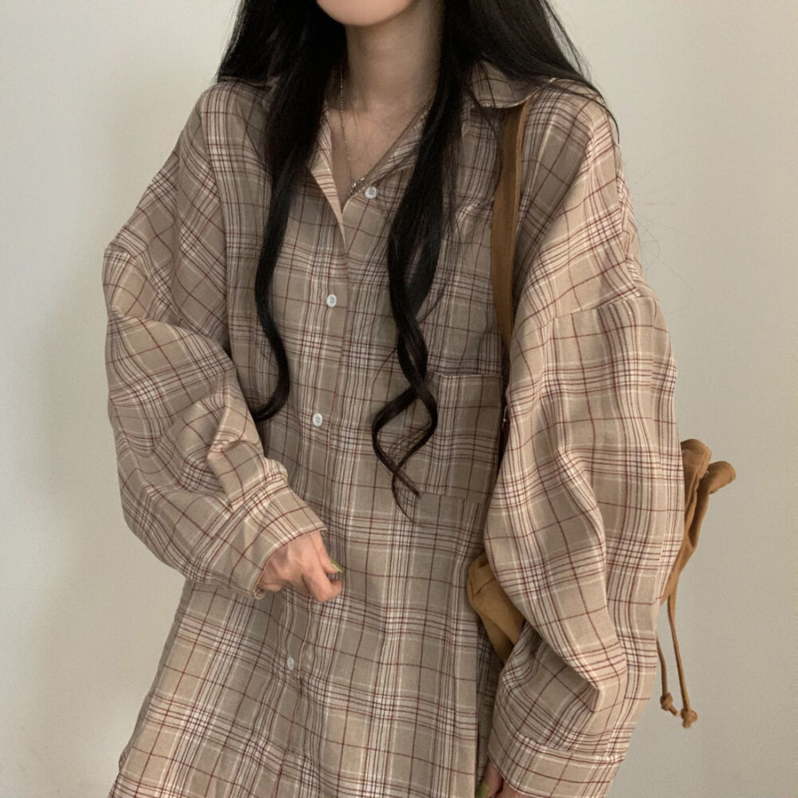 Summer – рубашка Check Oversized Shirt