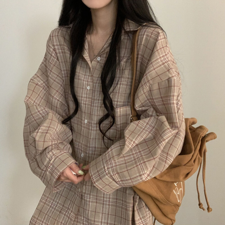 Summer – рубашка Check Oversized Shirt