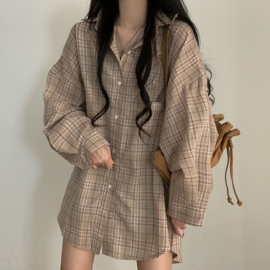 Summer – рубашка Check Oversized Shirt