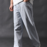 High Waist Wide Denim Pants