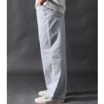 High Waist Wide Denim Pants