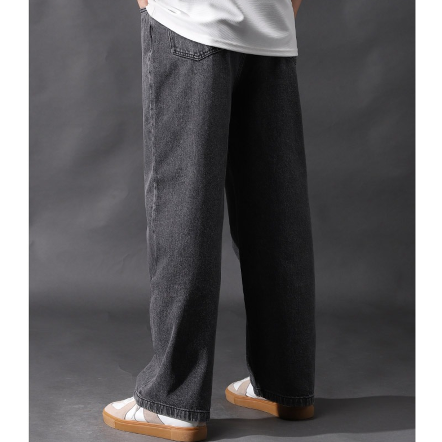 High Waist Wide Denim Pants