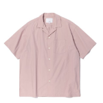 Cotton Open Collar Shirt [Pink]