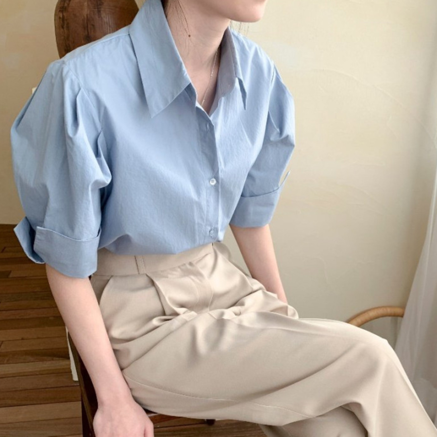 Julie Basic Short Sleeve Polo Shirt