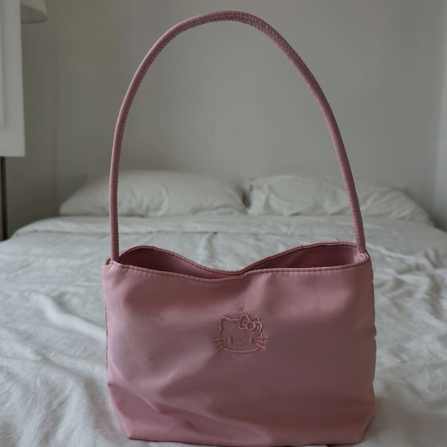 Kitty Ribbon Soft Pink Mini Tote — нежность и очарование каждый день