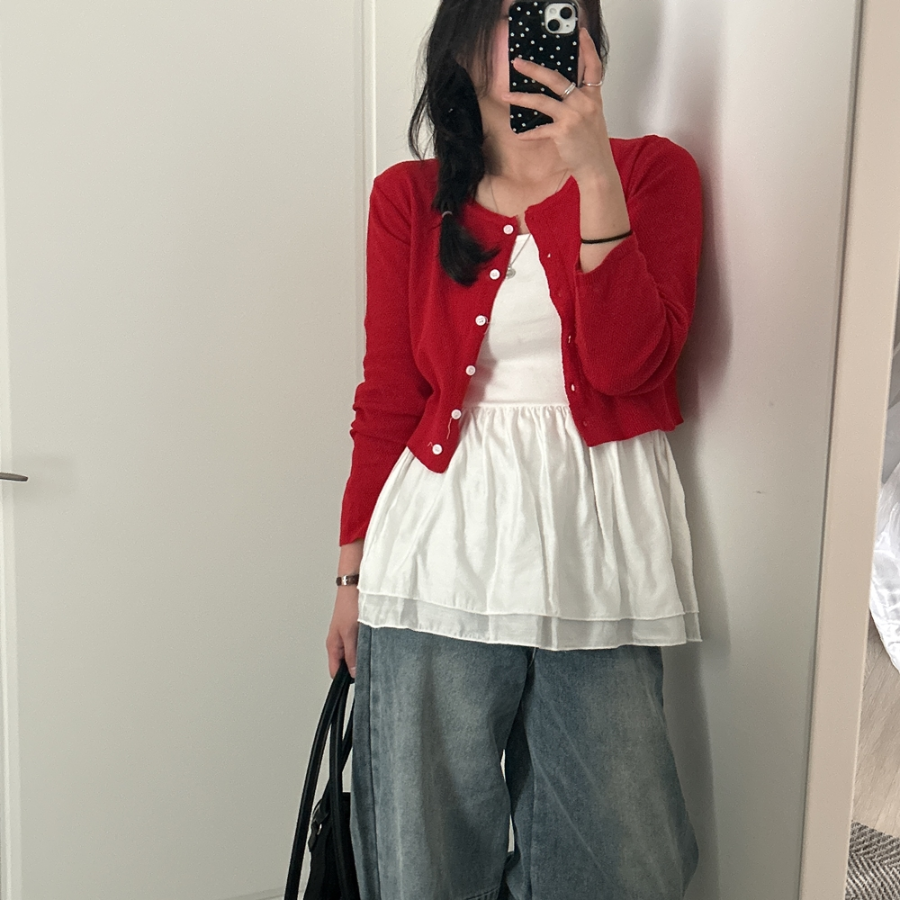 Cuba Linen Crop Cardigan