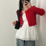 Cuba Linen Crop Cardigan