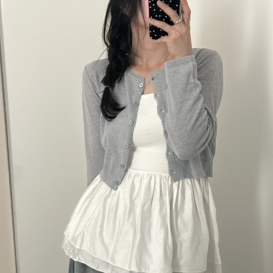 Cuba Linen Crop Cardigan