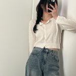 Cuba Linen Crop Cardigan