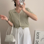 Milk V-Neck Knit Cardigan