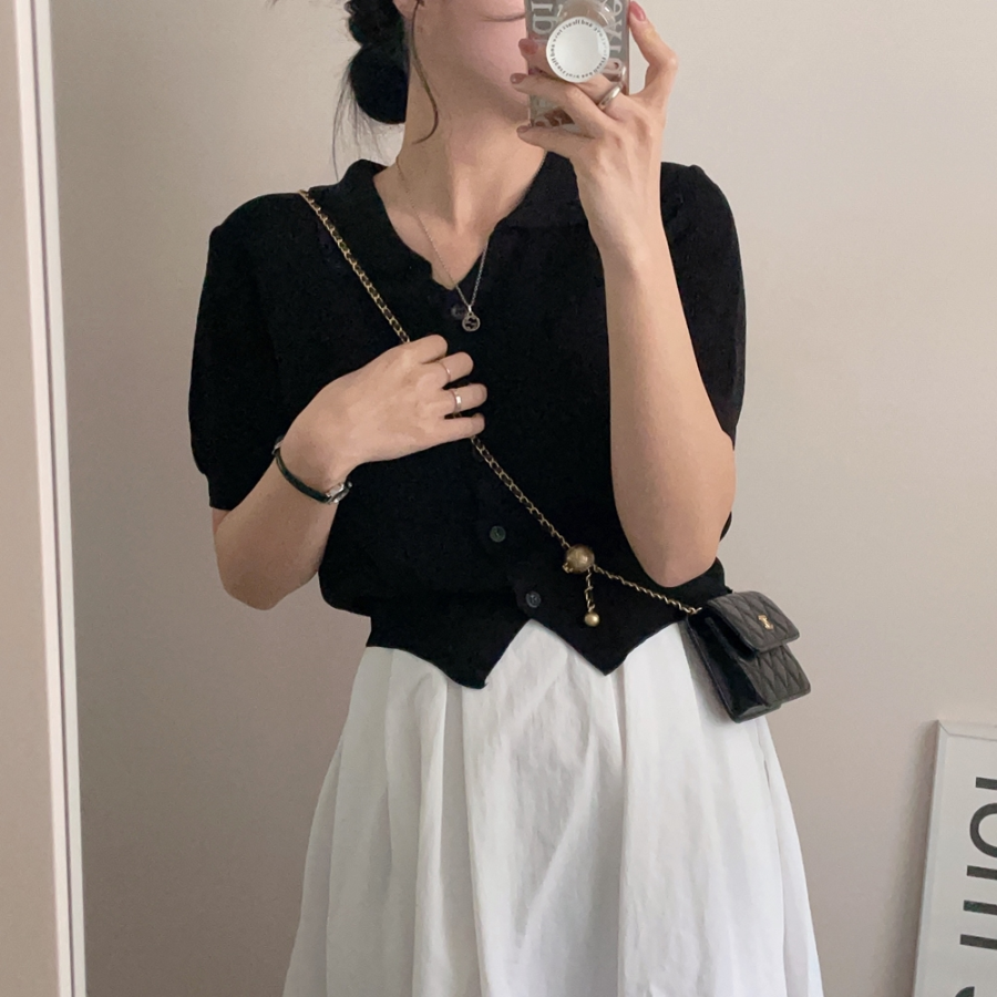 Milk V-Neck Knit Cardigan