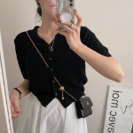 Milk V-Neck Knit Cardigan