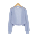 Свободный размер-Голубой-Кардиганы