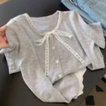 Ella Lace Short Sleeve Knit Cardigan