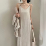 Простой минималистичный комплект-платье