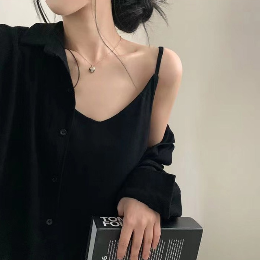 Простой минималистичный комплект-платье