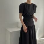 Нежный однотонный комплект