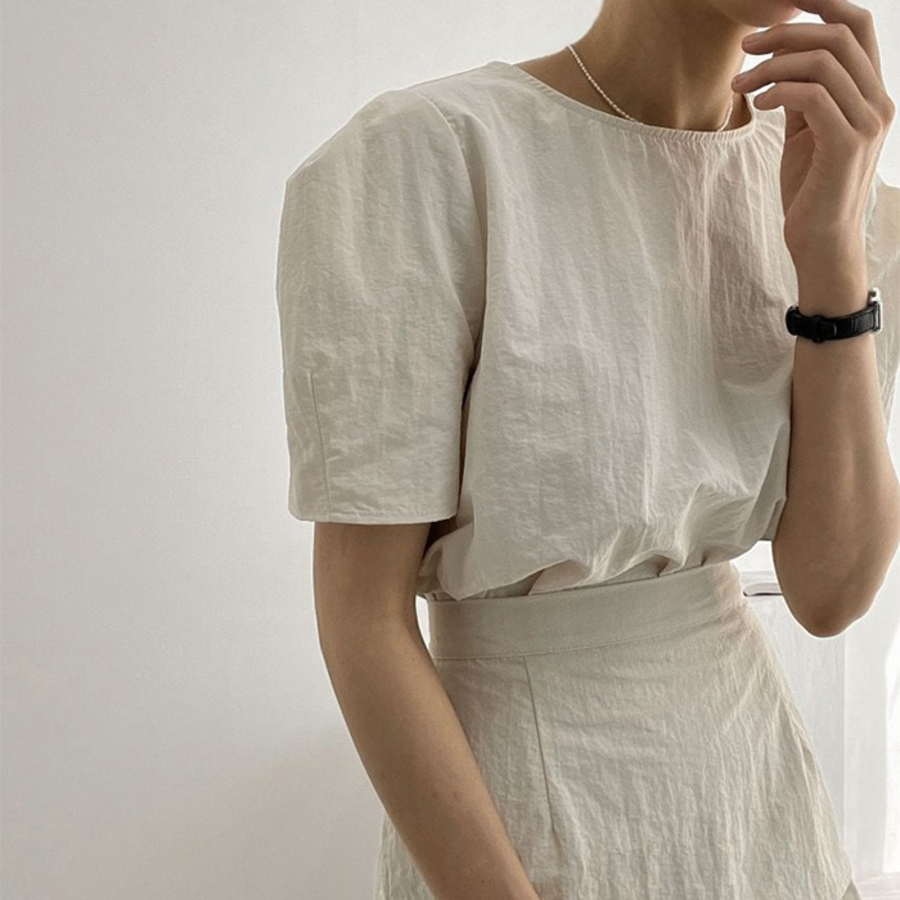 Нежный однотонный комплект