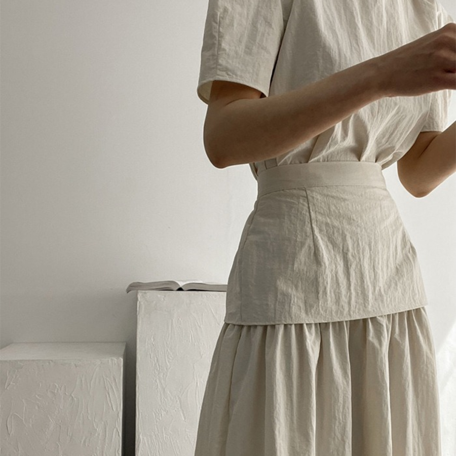 Нежный однотонный комплект