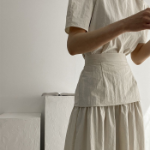 Нежный однотонный комплект