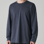 Cooltandard Crew Neck Long Sleeve T-shirt [Iron Gray]