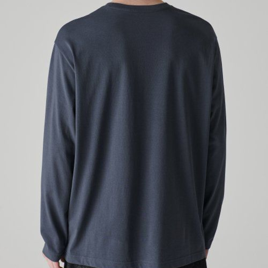 Cooltandard Crew Neck Long Sleeve T-shirt [Iron Gray]