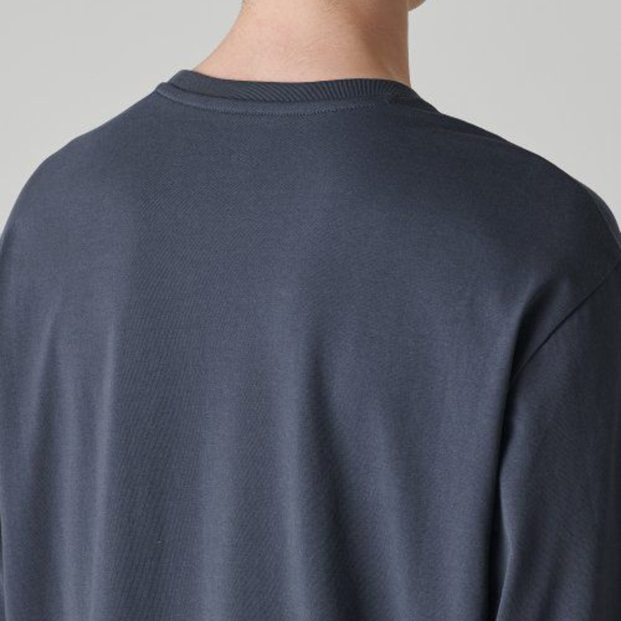 Cooltandard Crew Neck Long Sleeve T-shirt [Iron Gray]