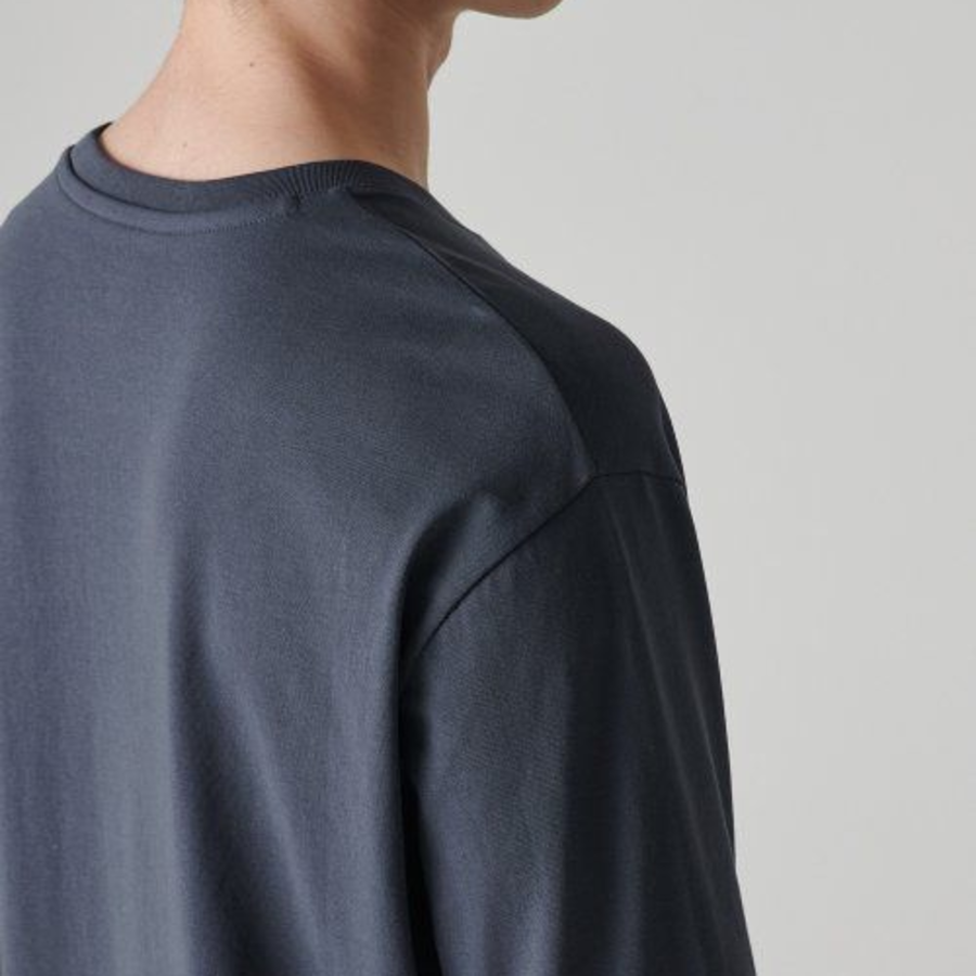 Cooltandard Crew Neck Long Sleeve T-shirt [Iron Gray]
