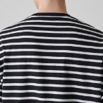 Breton Stripe Relaxed Long Sleeve T-Shirt [Black/White]
