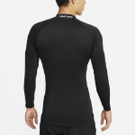 Pro Dri-FIT Fitness Mock Neck Long Sleeve Top M [Black/White]