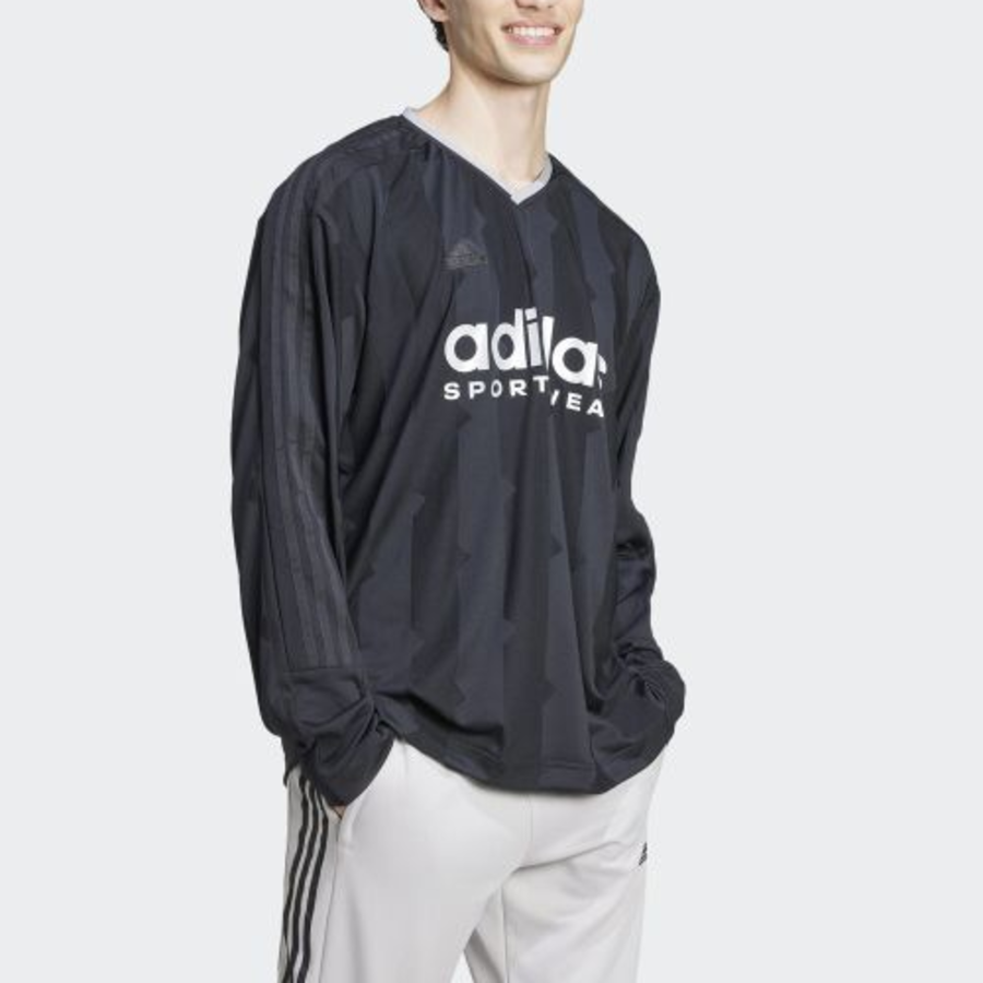 Tiro Long Sleeve Jacquard Jersey [Black]