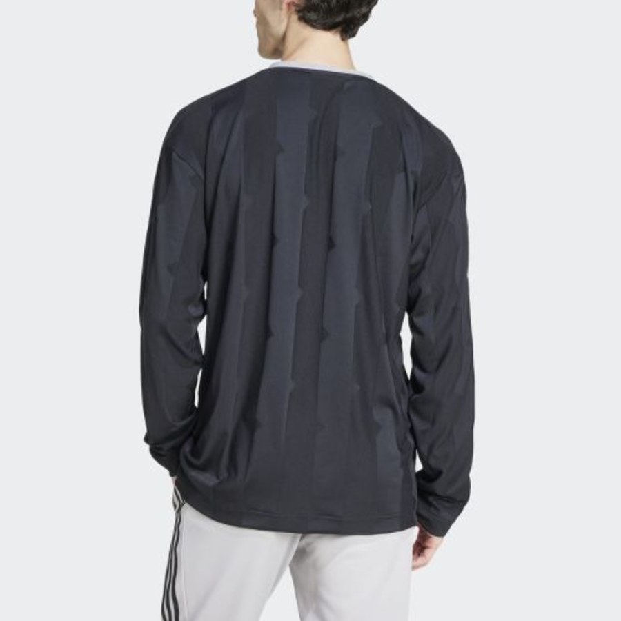 Tiro Long Sleeve Jacquard Jersey [Black]