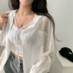 Hoodle Hoodle Summer Hooded Loose Fit Cardigan Shirt