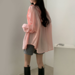 Hoodle Hoodle Summer Hooded Loose Fit Cardigan Shirt