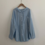 Hoodle Hoodle Summer Hooded Loose Fit Cardigan Shirt