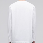 [Cooltandard] Crew Neck Long Sleeve T-Shirt [White]
