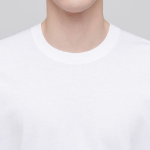 [Cooltandard] Crew Neck Long Sleeve T-Shirt [White]
