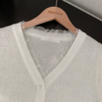 Bell Lace Pearl Short-Sleeve Cardigan