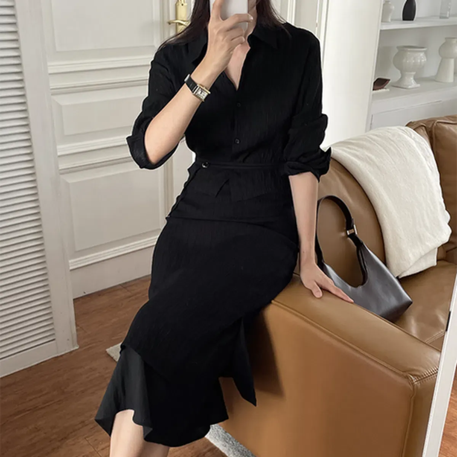 Облегающая юбка с укороченным топом