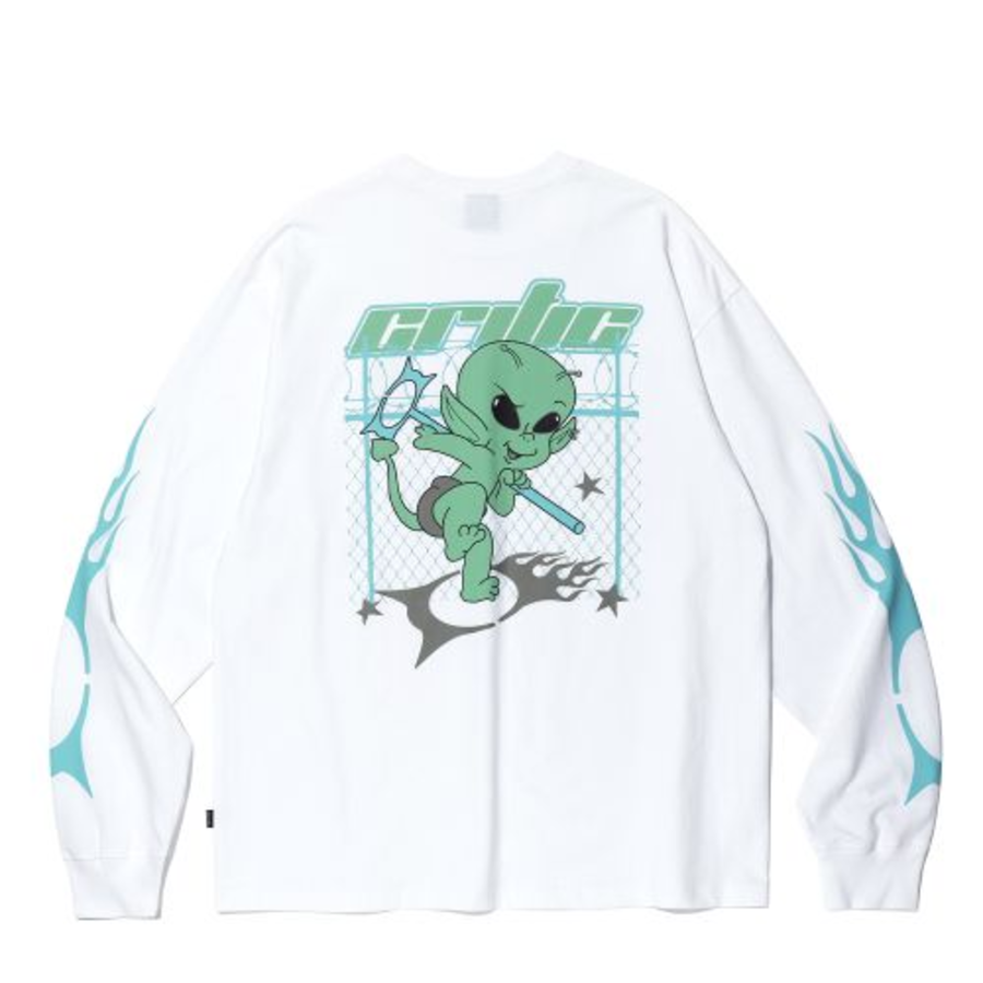 CRITIC Devilman Long Sleeve T-Shirt [White]